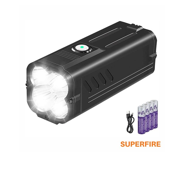 M20 Lanterna 4x18W 6000lm IP44 SUPERFIRE