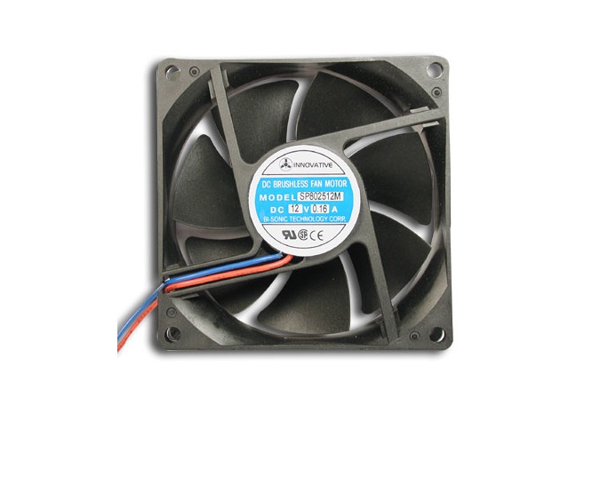 M91-0120/3F Ventilador 12v 3fios 80x 80x25mm