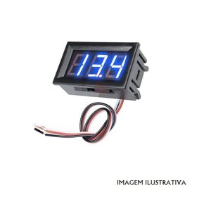 FUN-MD9182 Voltímetro Digital 3 Digítos 0,56″ 0-100VDC – Azul