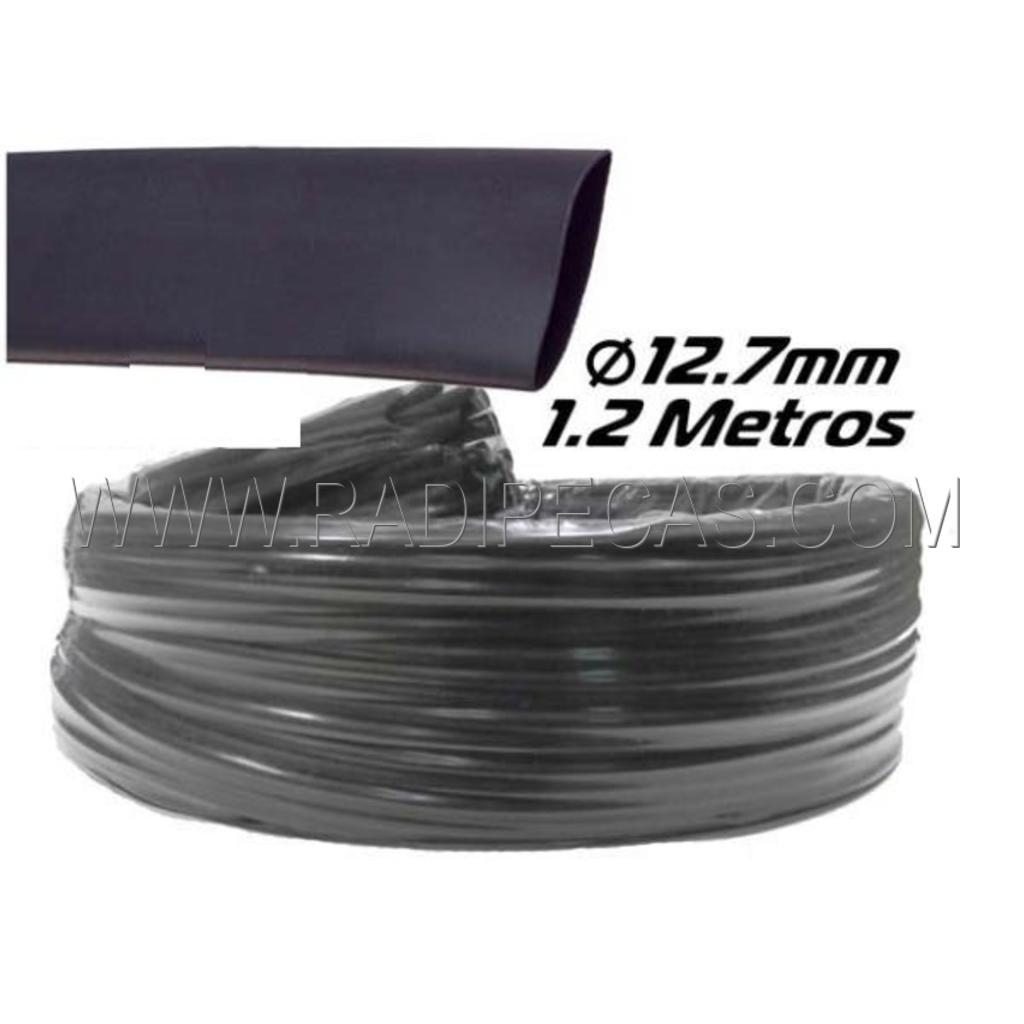 MR12.7PR TUBO MANGA TERMORETRATIL 12.7MM 1.2M PRETO