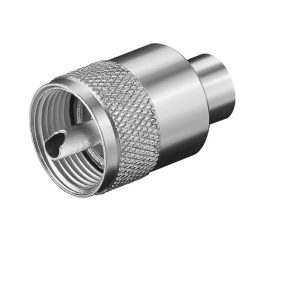 MR518/4 FICHA PL MACHO P/CABO RG58 4mm