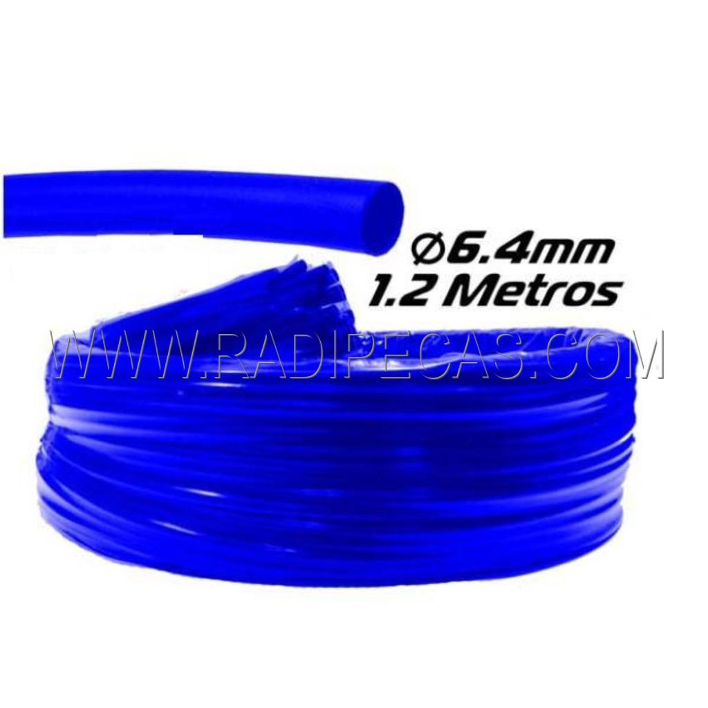 MR6.4AZ TUBO MANGA TERMORETRATIL 6.4MM 1.2M AZUL