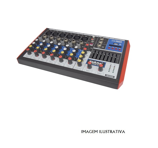 MXM08 Mesa Mistura 8 Canais USB/Bluetooth KARMA - Image 2