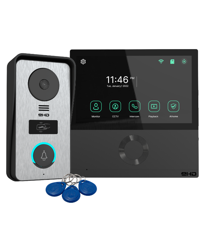 MYHOME Kit Videoporteiro 7p WIFI com APP