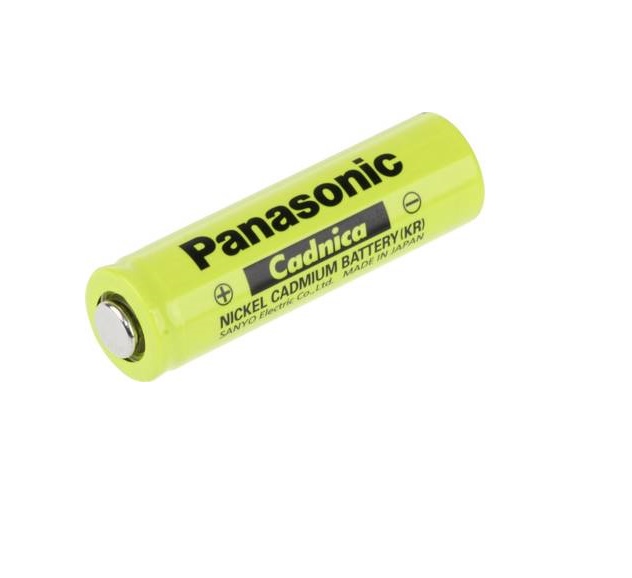 N600AAK Bateria recarregável PANASONIC tamanho AA alta temperatura NiCd 1,2V 600mAh
