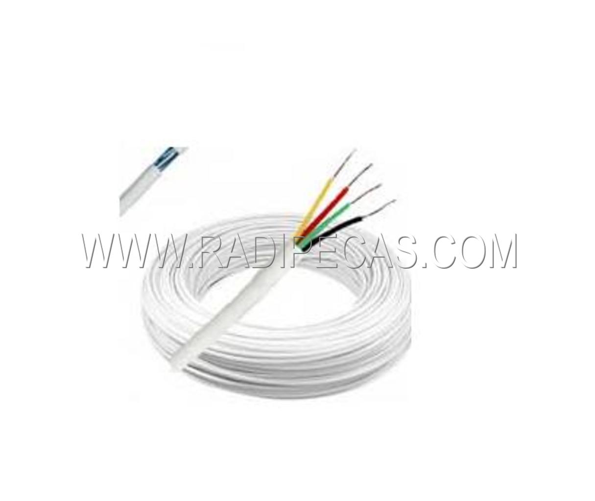 NCA4 CABO ALARME / VIDEOPORTEIRO 4Cond. + malha