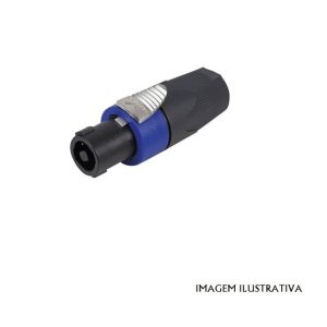 NL4FX Ficha speakon Neutrik 4 pinos macho