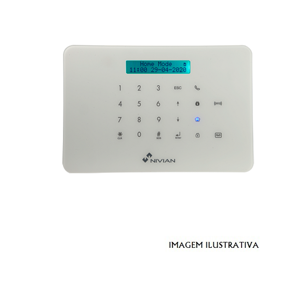 NVS-A6WG Kit alarme s/ fios WiFi e GSM c/ leitor RFID - Image 2