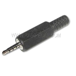 O33S3 FICHA JACK 3.5mm MACHO 3 LISTAS
