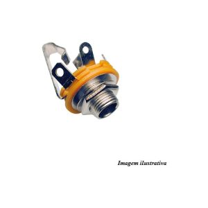 O37PAS Ficha jack 6.5mm stereo femea painel