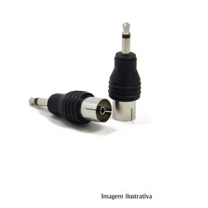 O89 FICHA ADAPT.JACK 3,5MAC/COAX.FEM