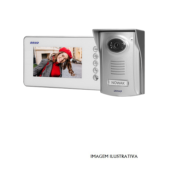 OR1058W Video porteiro c/ LCD 4.3p. cores c/ IR