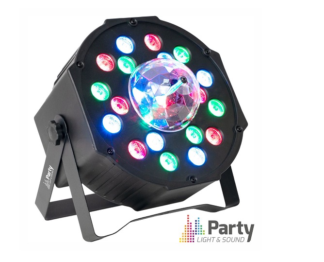 PARTY-PAR-ASTRO Projetor Par C/ 18 LEDS Astro DMX PARTY