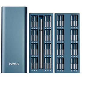 PCW08B Kit de chave de precisão em aço alta qualidade S2 c/ 48 pçs.