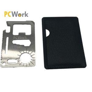 PCW08D Ferramenta multiusos tipo cartão de crédito - 11 em 1 -