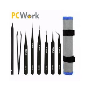 PCW08F Kit de 8 pinças anti-estaticas - ESD safe