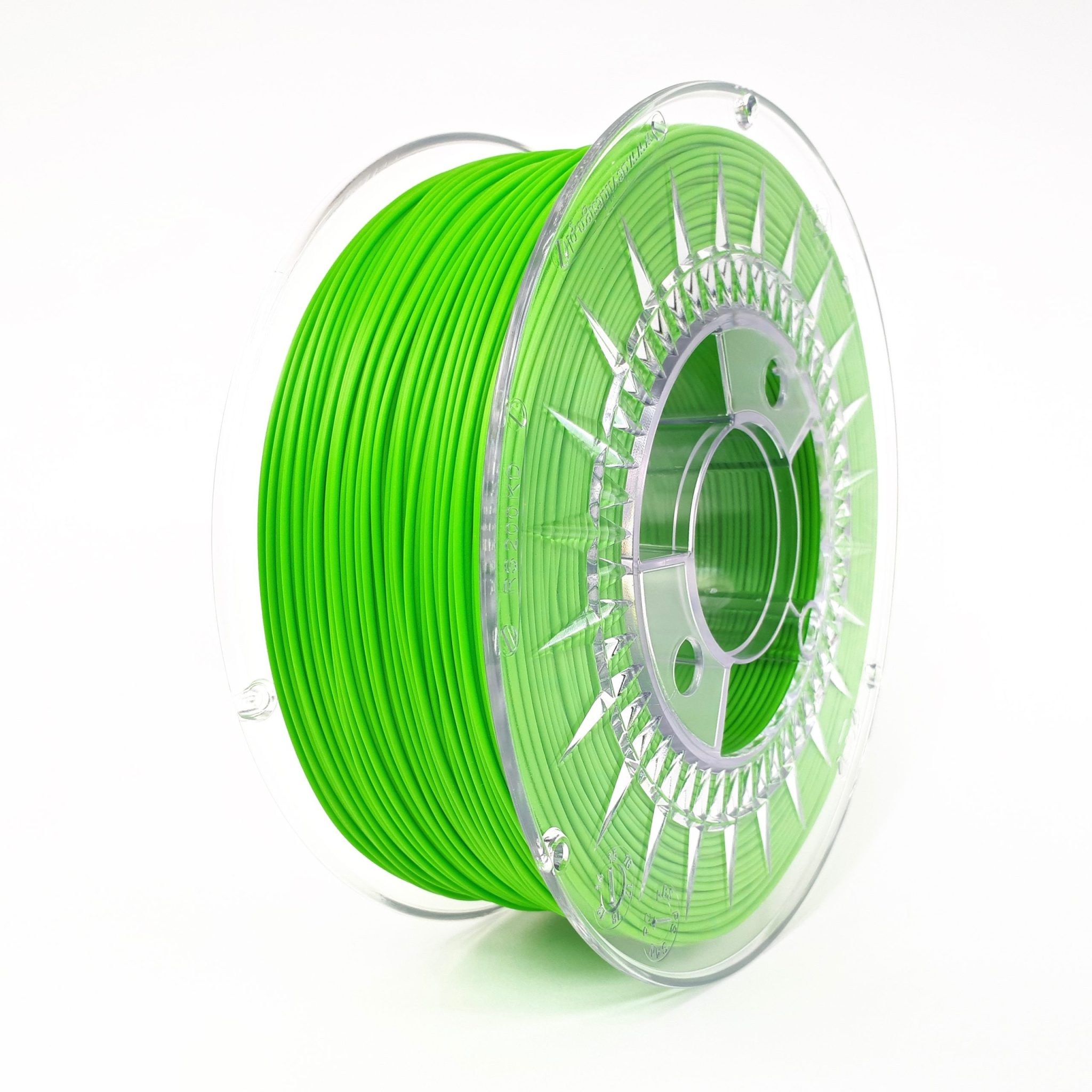 PLA175VBDEV Rolo 1 Kg. filamento PLA 1,75mm cor verde brilhante DEVIL
