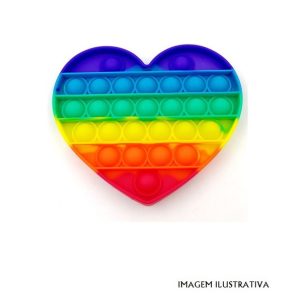 PPB-C Brinquedo Anti Stress Push Pop Bubble Coração