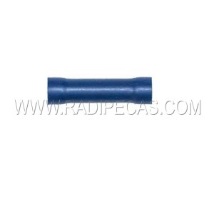 PVC25023 TERMINAL isolado UNIAO FEMEA/FEMEA azul