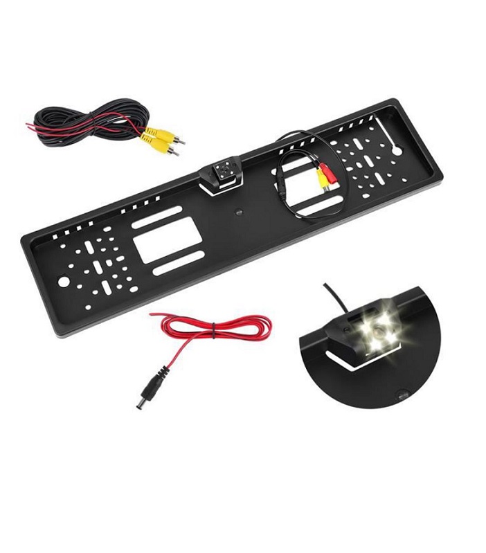 PY0105NN Placa Matrícula c/ camara de marcha-atrás p/ Automóvel IP68