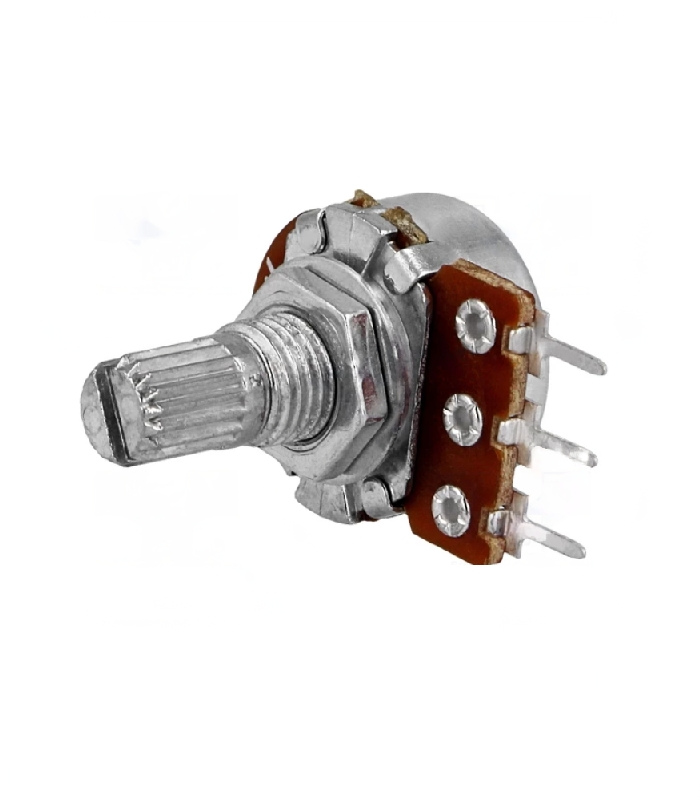 R16148-1A-2-B50K Potenciómetro: axial; de volta única; 50kΩ; 125mW; ±20%; THT; 6mm