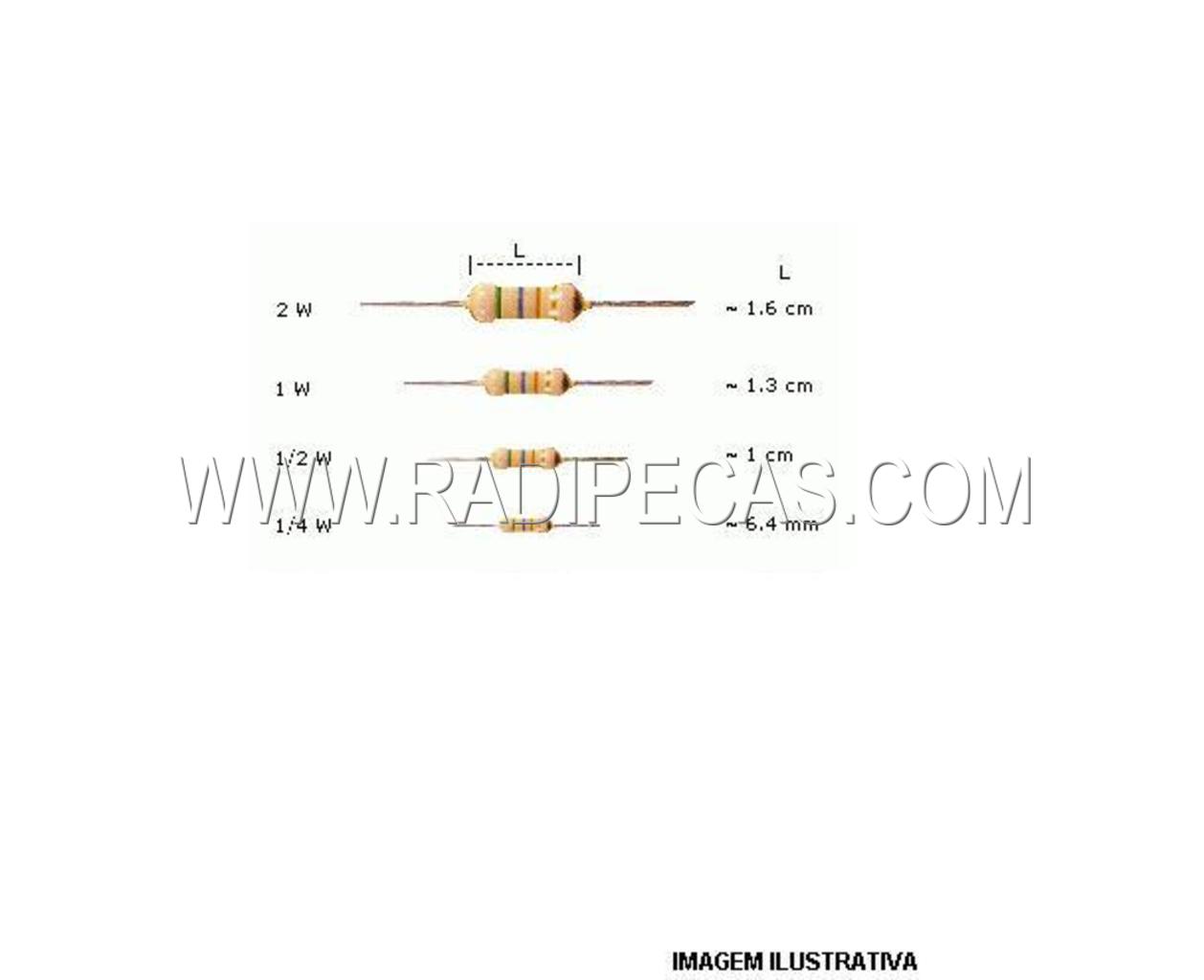R0.5W/3R3 RESISTENCIA 1/2W 3.3R