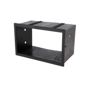 RAM-40-201 Moldura do rádio; Seat,VW; 2 DIN; preta