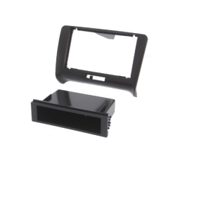 RAM-40.652 Moldura do rádio; Audi; 2 DIN; preta