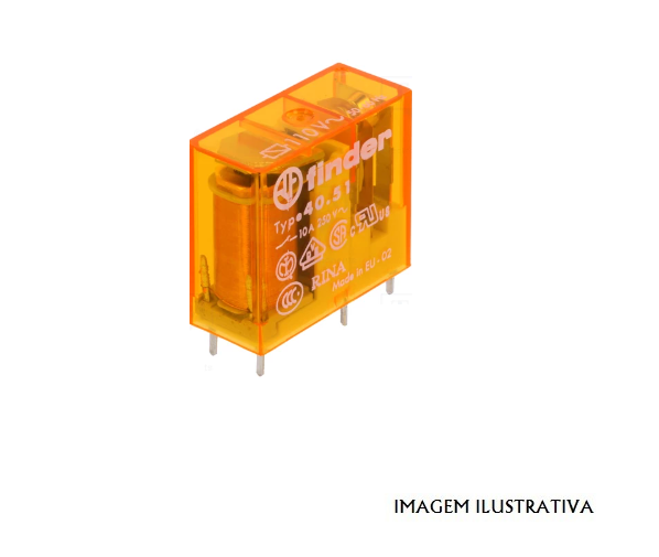 REL110VAC Relé: eletromagnético; SPDT; Ubobina: 110VAC; Icontactos max: 20A