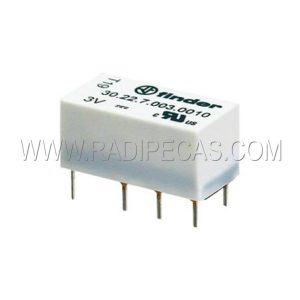 RL-160 RELE MINIATURA 3VCC 2A DUPLO
