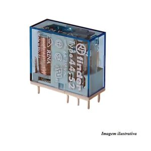 RL44529024 Relé DC 24V/2C/6A - R:5mm Circuito Impresso