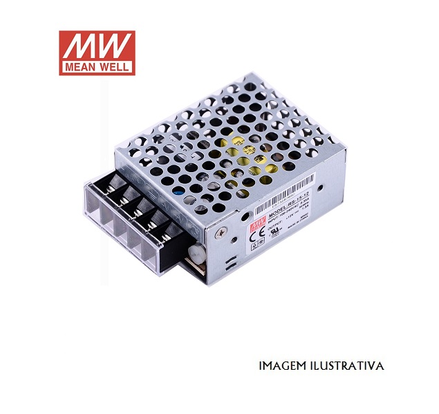 RS15-15 FONTE DE ALIMENTAÇAO 15V 1A MEAN WELL