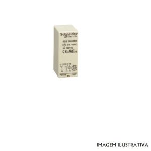 RSB2A080BD Relé: eletromagnético; DPDT; Ubobina : 24VDC; 8A; 8A/250VAC; base