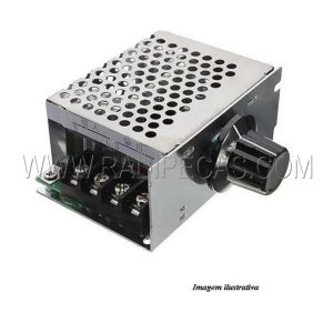 RTAC4000W REGULADOR DE TENSÃO SCR P/ MOTOR AC 230V C/ DIMMER 4000W