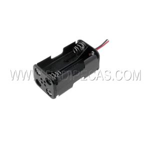 S501C SUPORTES PILHAS 4X1.5V C/FIOS