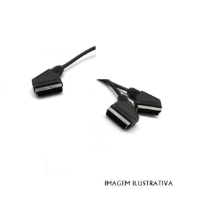 SCART46 CABO SCART MACHO + 2 MACHO