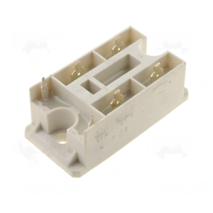 SKBZ28-14 Ponte Rectificadora Monofásica Semicontrolada / 2 Diodos + 2 Tiristores / Com control em meia onda / Ligação por terminais tipo faston / Caixa tipo G 24 / 63x32x22mm - SEMIKRON