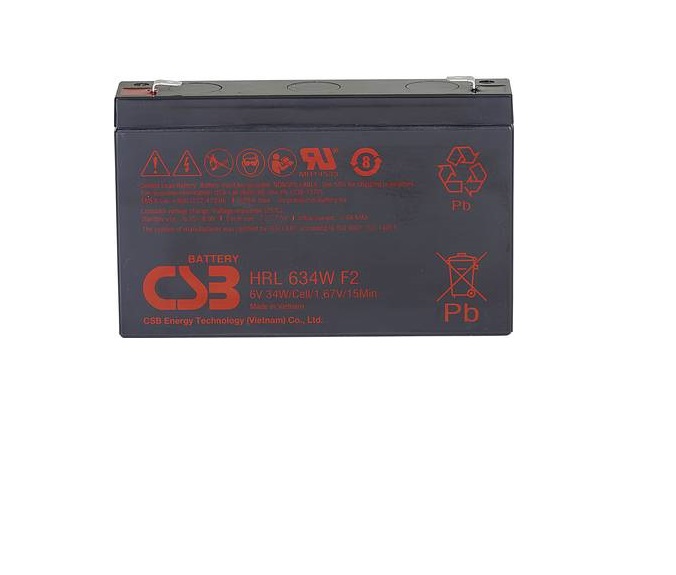 HR634W Bateria SLA CSB HRL 634W (6V 34W)