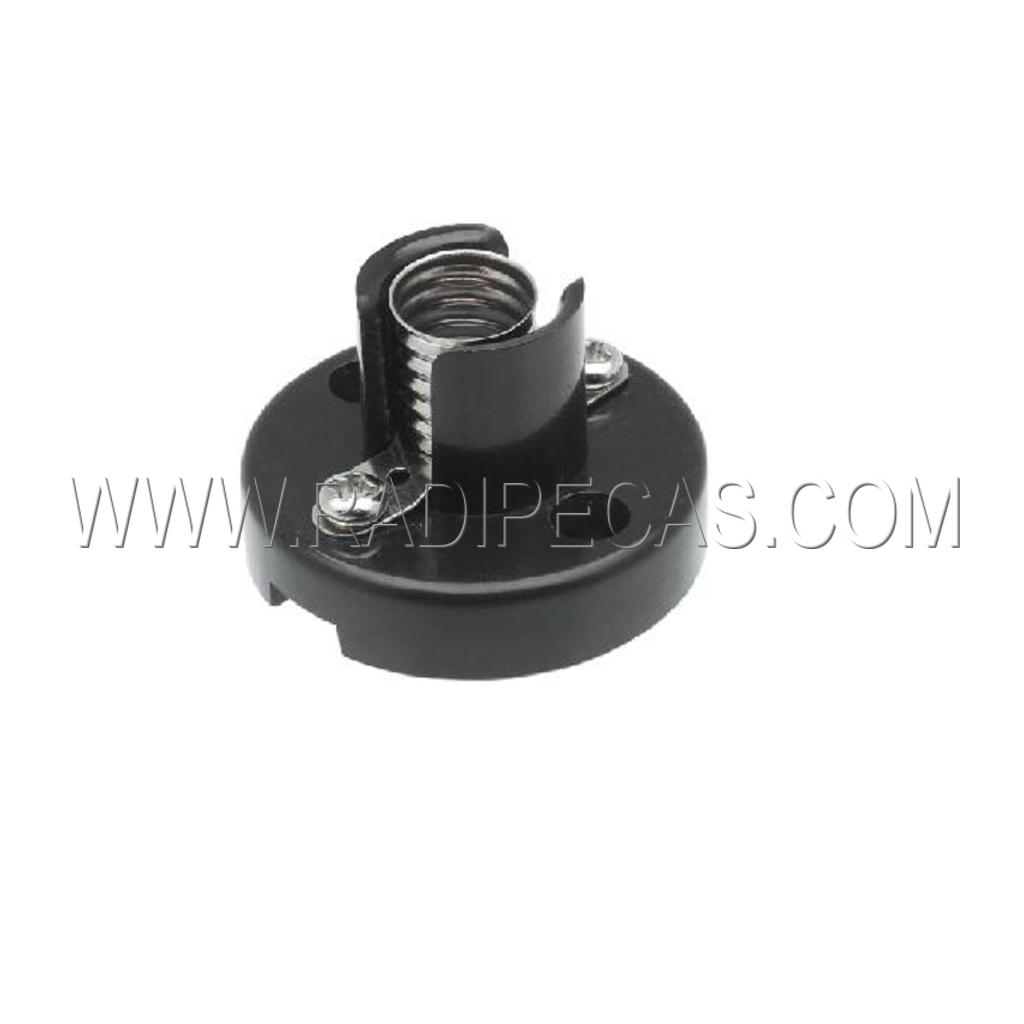 SLE10P SUPORTE LAMPADAS E10 ( PRETO )