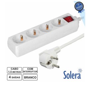 SLR-V914IL Extensão elect.4 vias 1.5mt com interruptor
