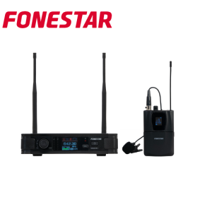 SONAIR-PRO-1P Microfone sem fios portátil UHF Id Pilot e Diversity - FONESTAR