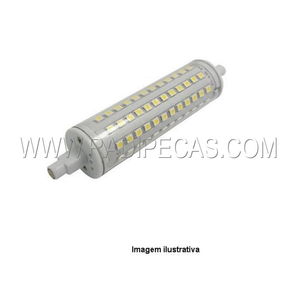 SPOT-076/380 LAMPADA LED R7S 118MM 360º 10W branco quente 3000k