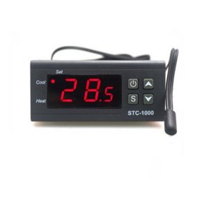 STC-1000 Termostato digital 100-220VAC (-50-110ºC) c/ besouro e sonda NTC - STC1000-220V