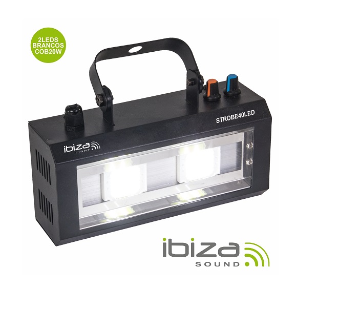 STROBE40LED ESTROBOSCÓPIO C/ 2 LEDS COB 20W
