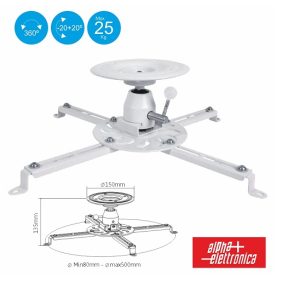 SU505 Suporte de tecto para videoprojector max. 25kg