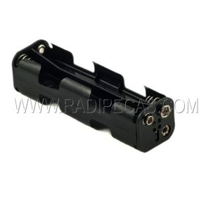 SUP8XAAR SUPORTE RECTANGULAR P/ 8 PILHAS AA