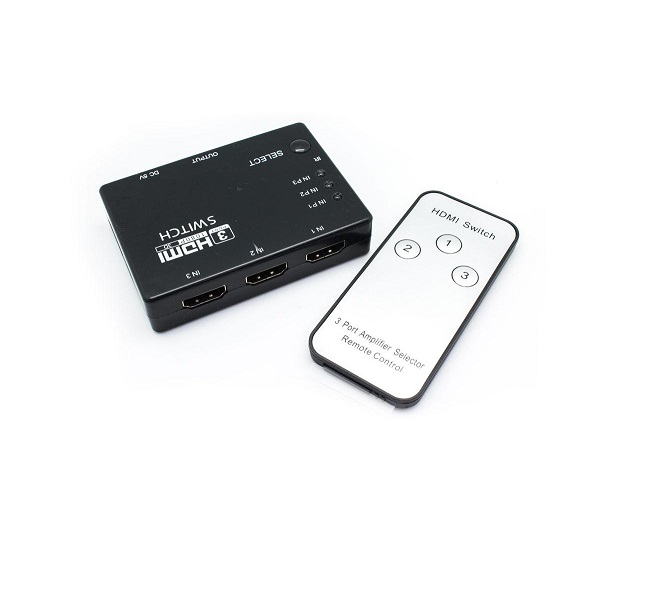 SWHDMI3X1 Comutador HDMI Matrix 3 Entradas - 1 Saída c/ Comando - Image 2