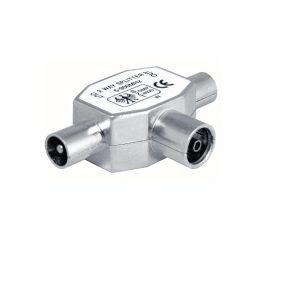 T-FMM FICHA T COAXIAL 1 FEMEA/2 MACHOS