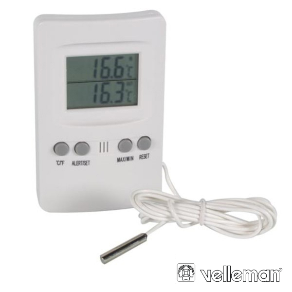 TA-20 TERMÓMETRO DIGITAL INTERIOR/EXTERIOR VELLEMAN