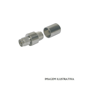 TC-400-SM-X Coaxial Connectors SMA-Male (plug) crimp connector; no braid trim